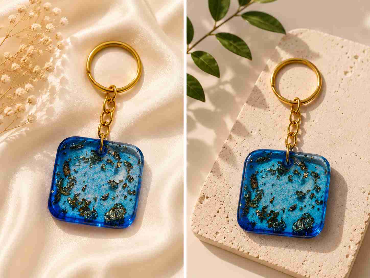 Resin Luxury Keychain
