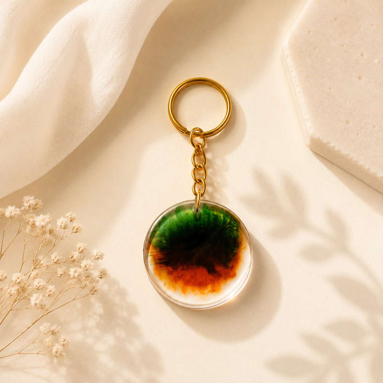 Resin Luxury Keychain