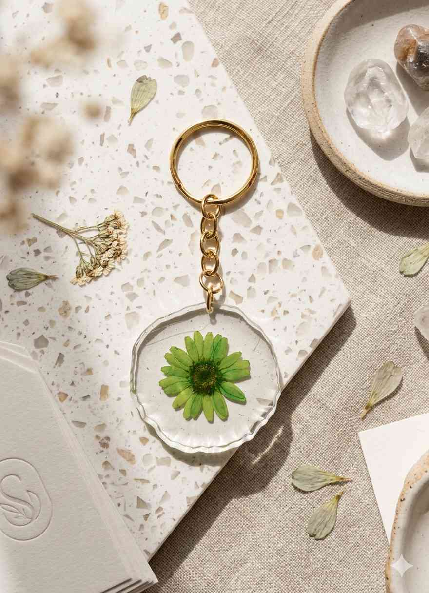 Resin Luxury Keychain