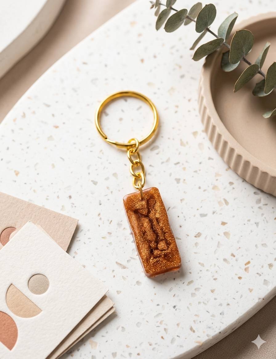 Resin Luxury Keychain