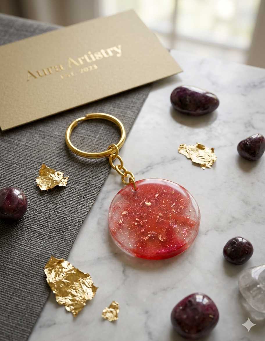 Resin Luxury Keychain