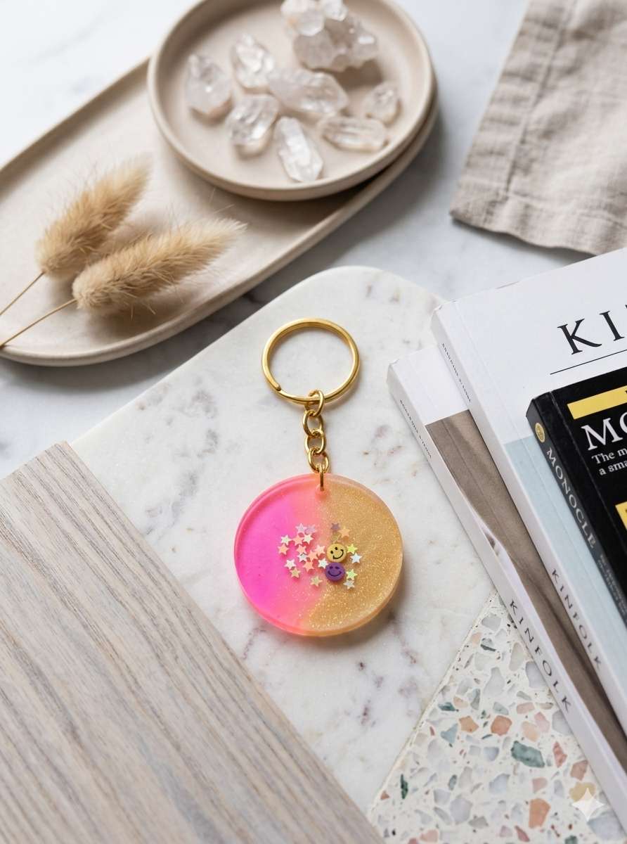 Resin Luxury Keychain