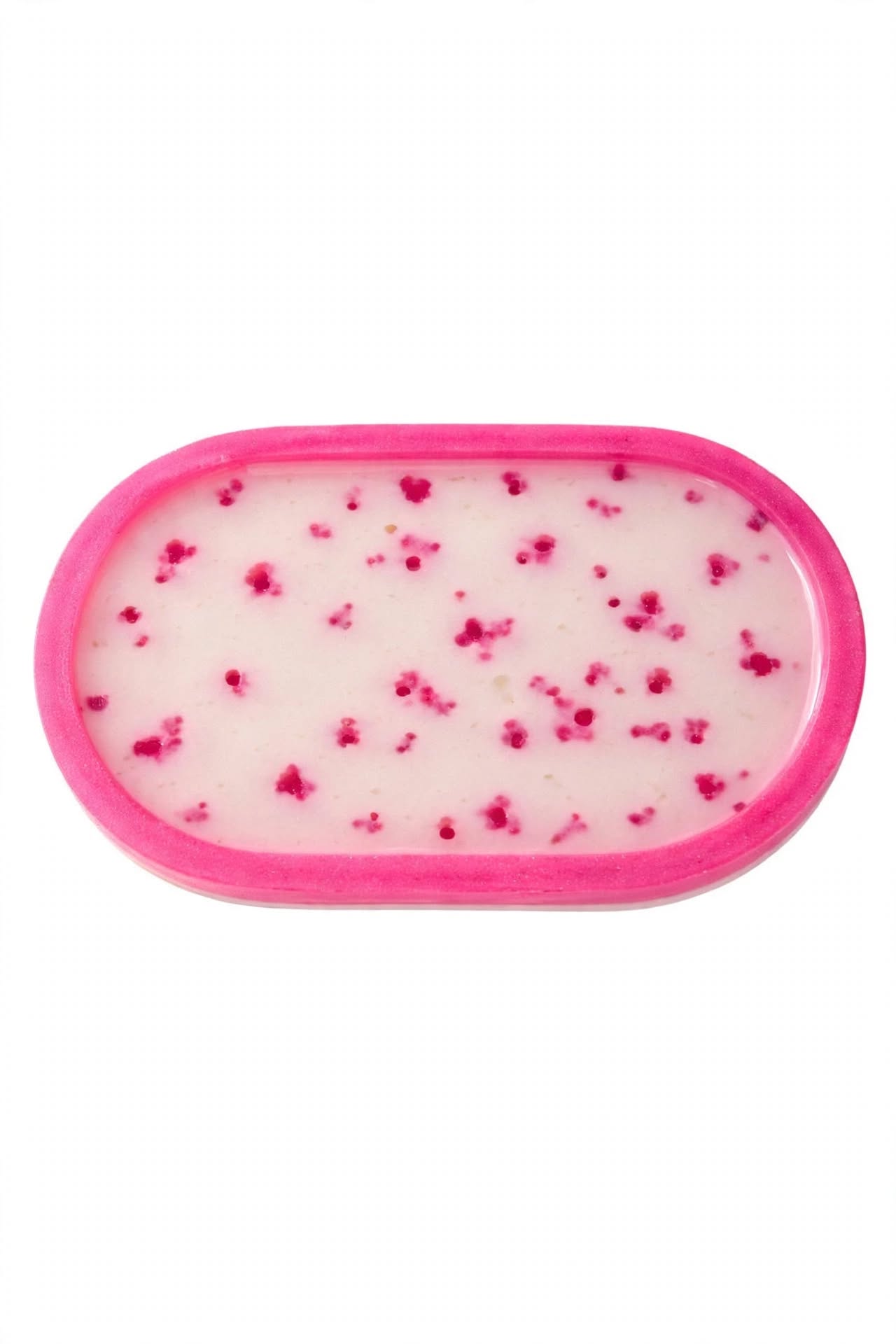 Pink resin trinket tray