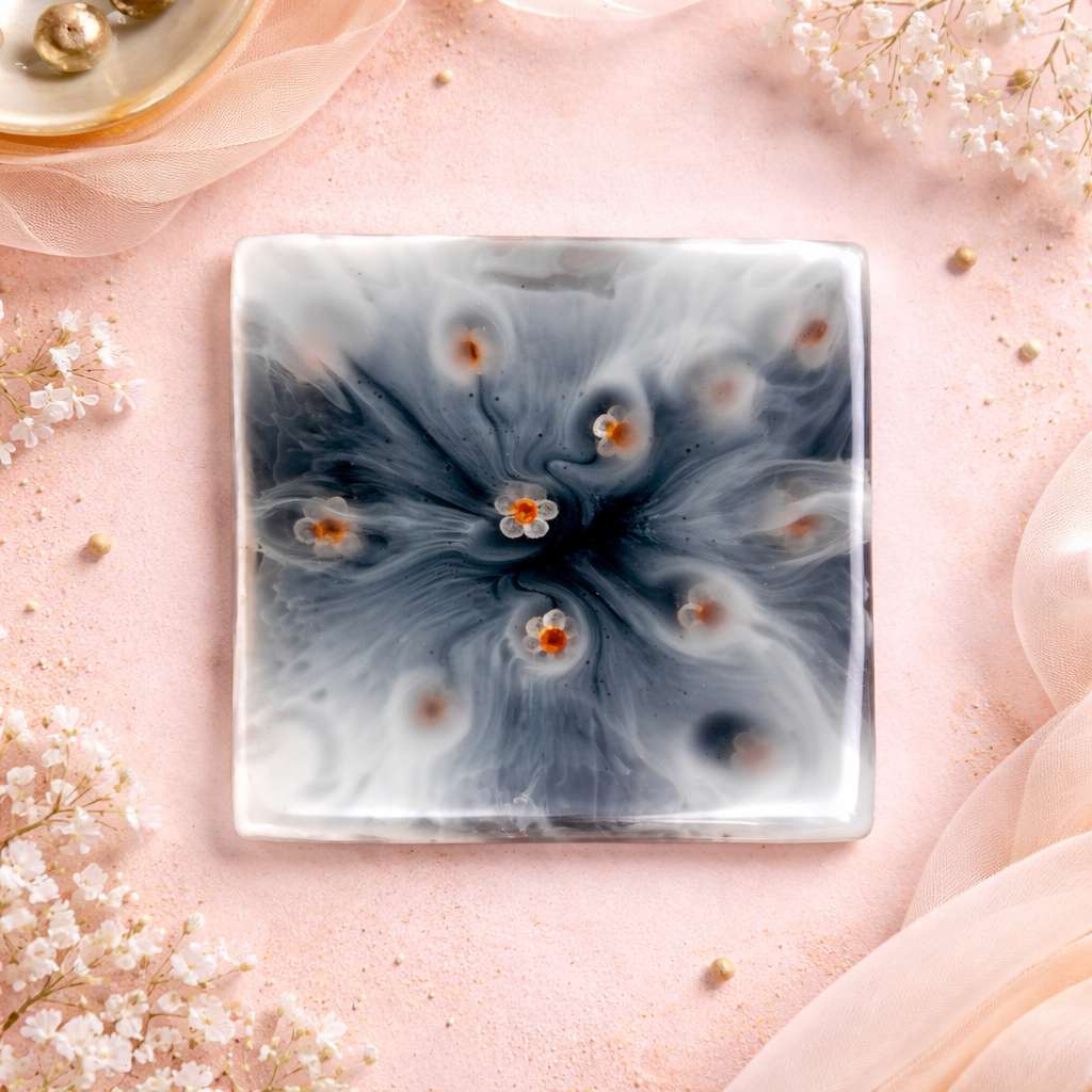 Resin Luxury Tea Coaster (6 Pcs)