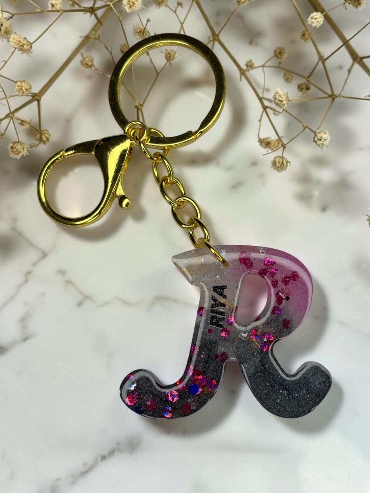 Resin Luxury Keychain