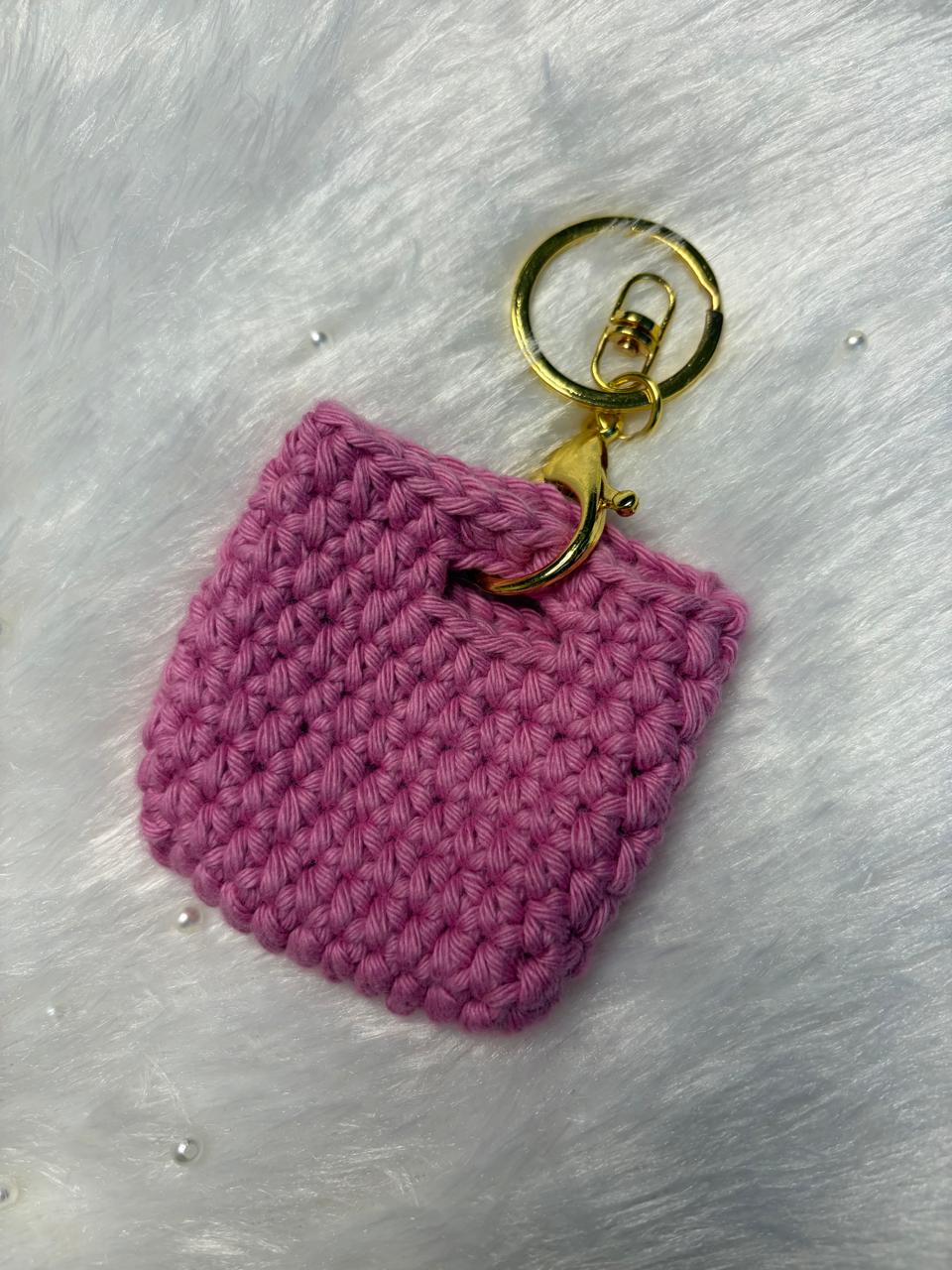 Mini Crochet Bag Charm