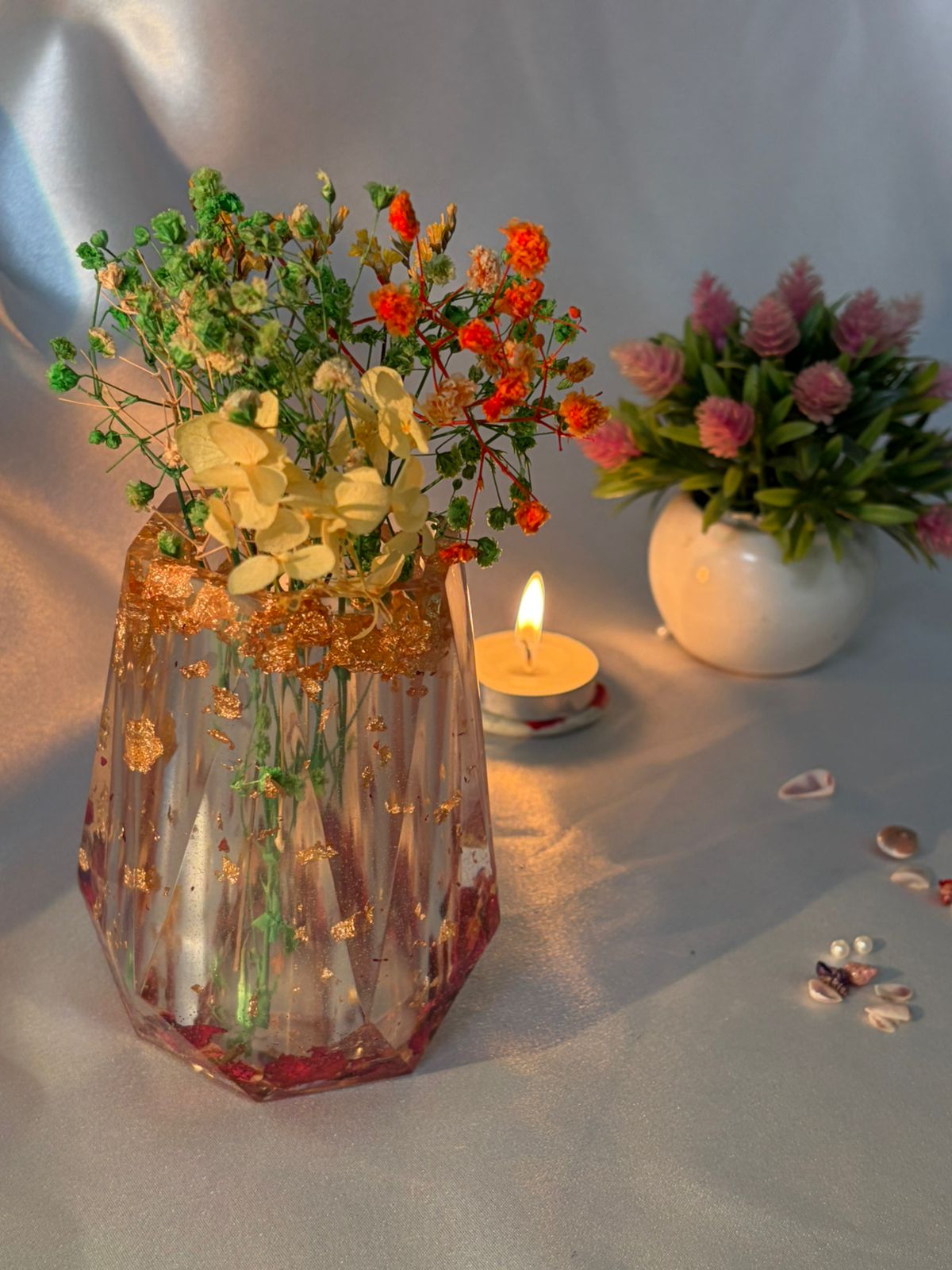 Luxury Resin Flower Pot