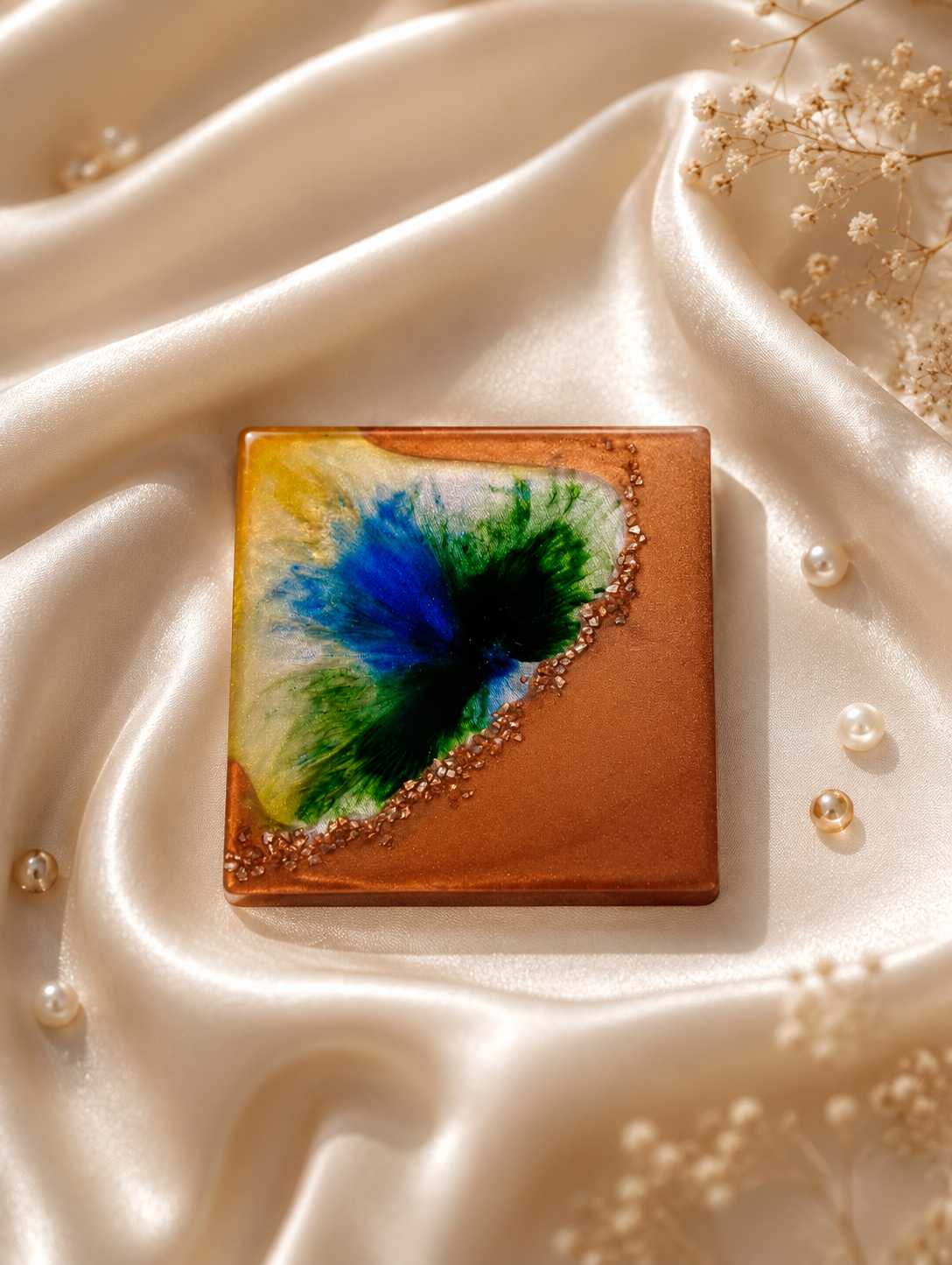 Resin Luxury Tea Coaster (6 Pcs)