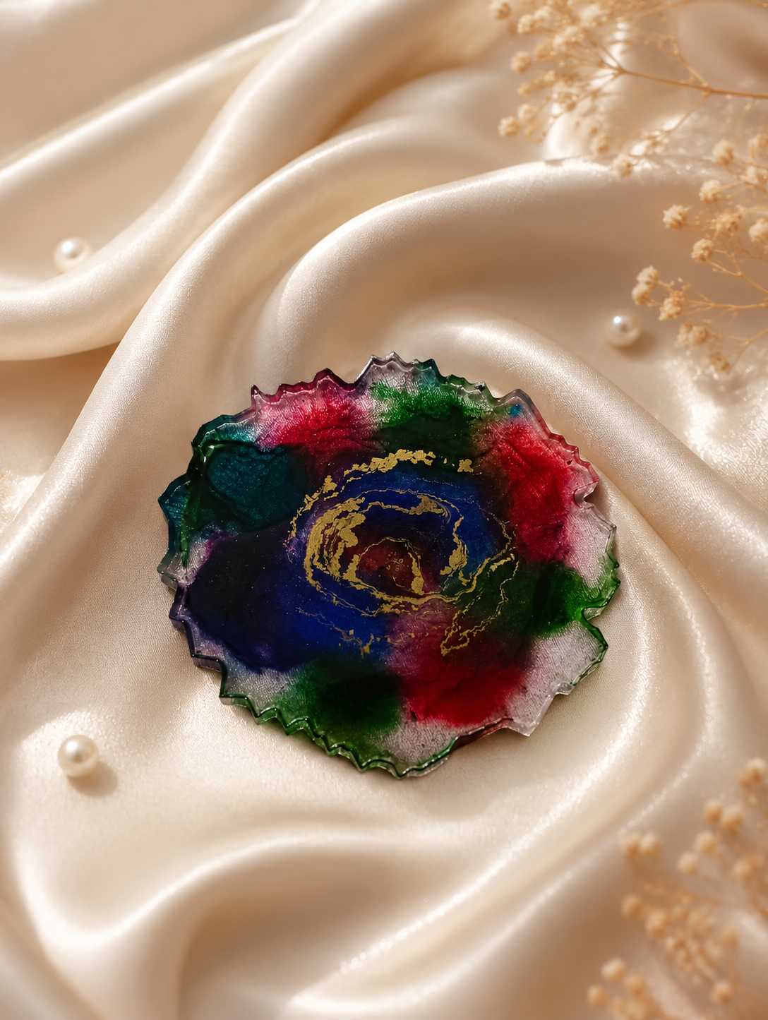 Resin Luxury Tea Coaster (6 Pcs)