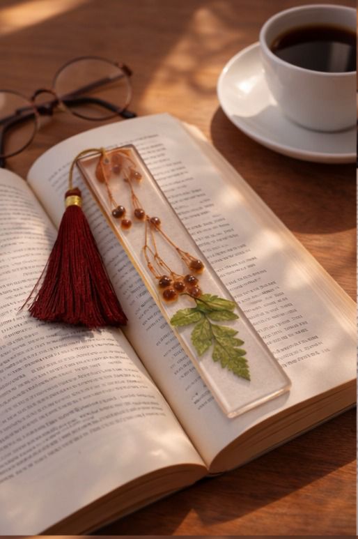 Luxury Handcrafted Resin Bookmark