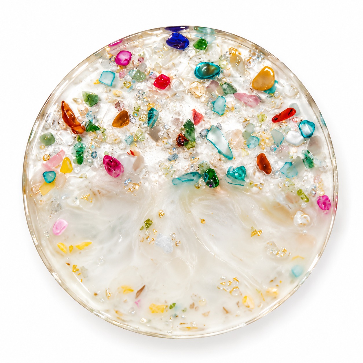 Resin Luxury Tea Coaster (6 Pcs)