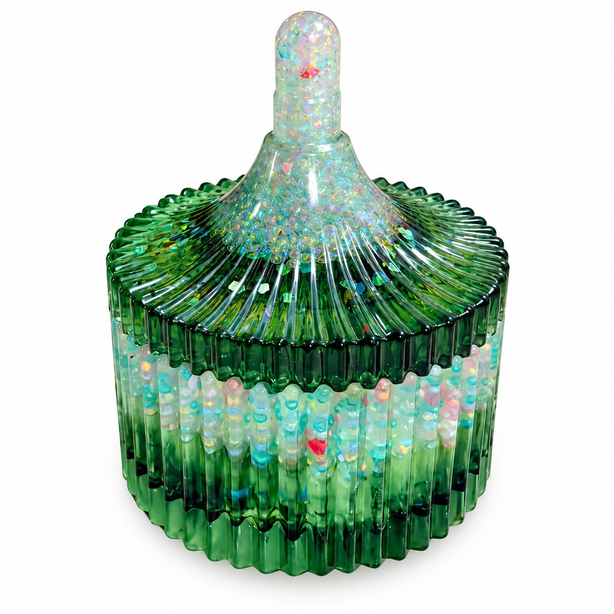 HANDCRAFTED RESIN VANITY JAR
