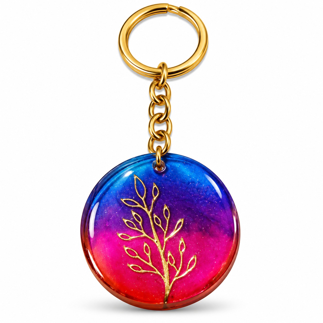 Resin Luxury Keychain