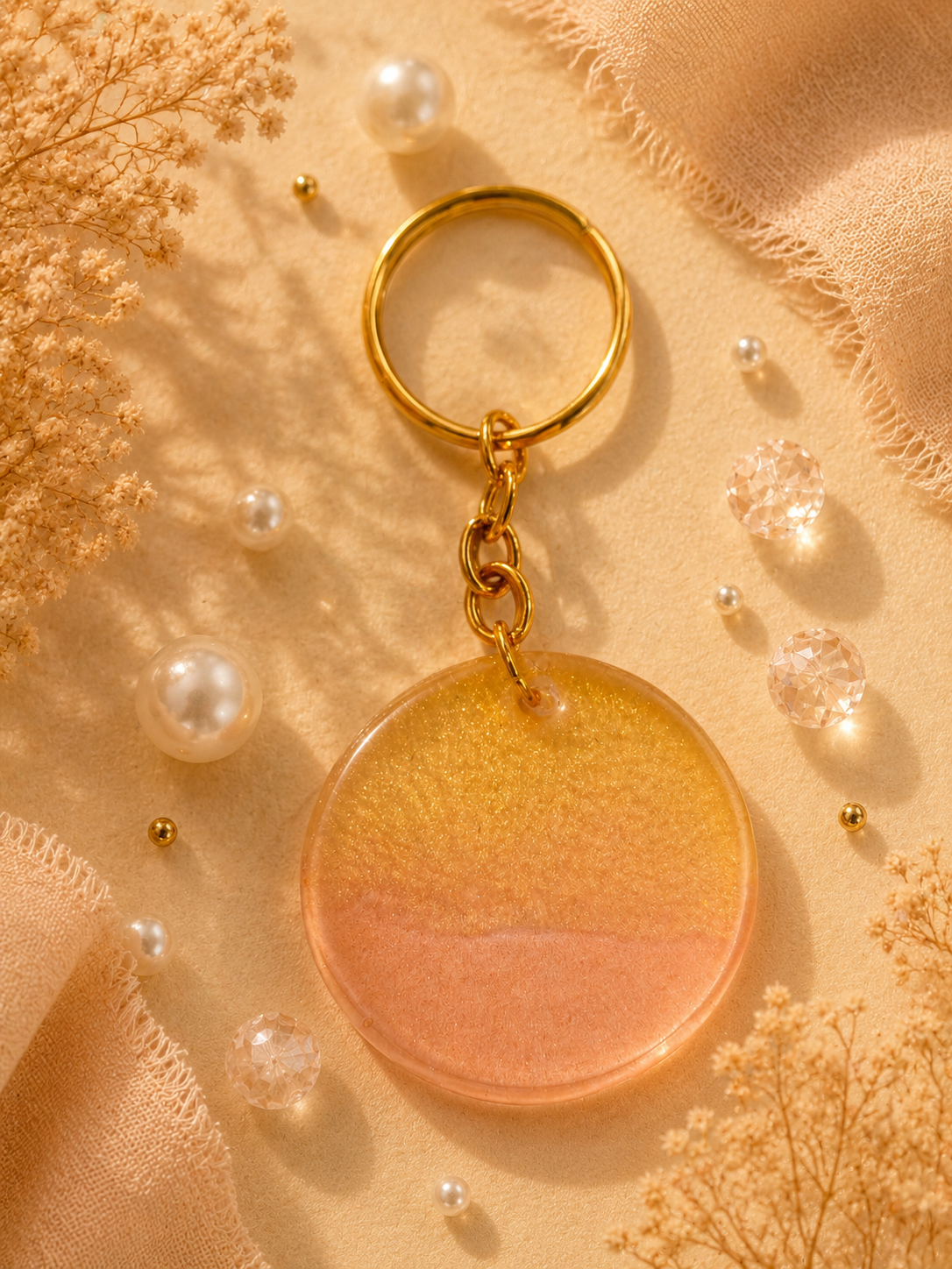 Resin Luxury Keychain