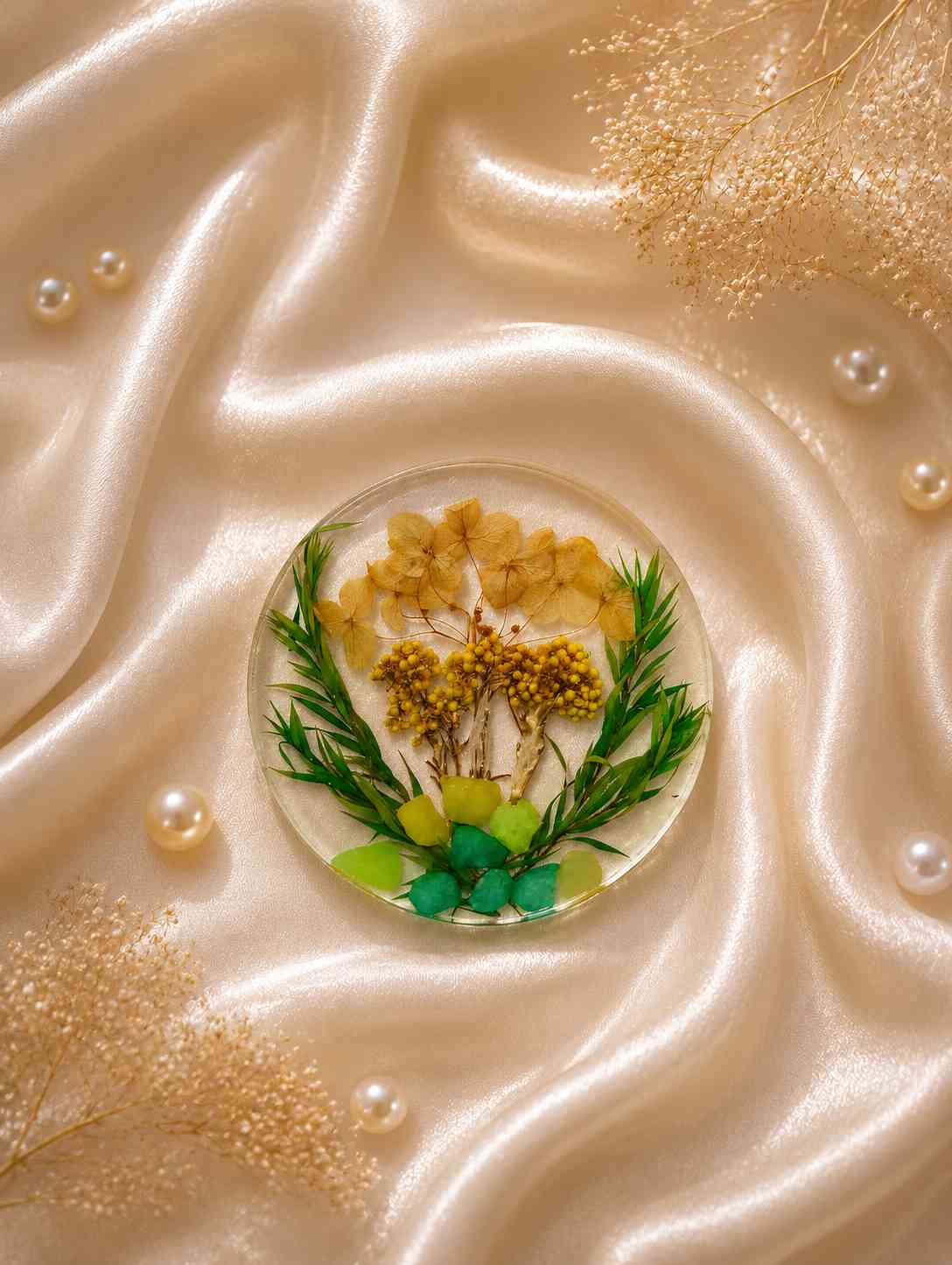 Resin Luxury Tea Coaster (6 Pcs)