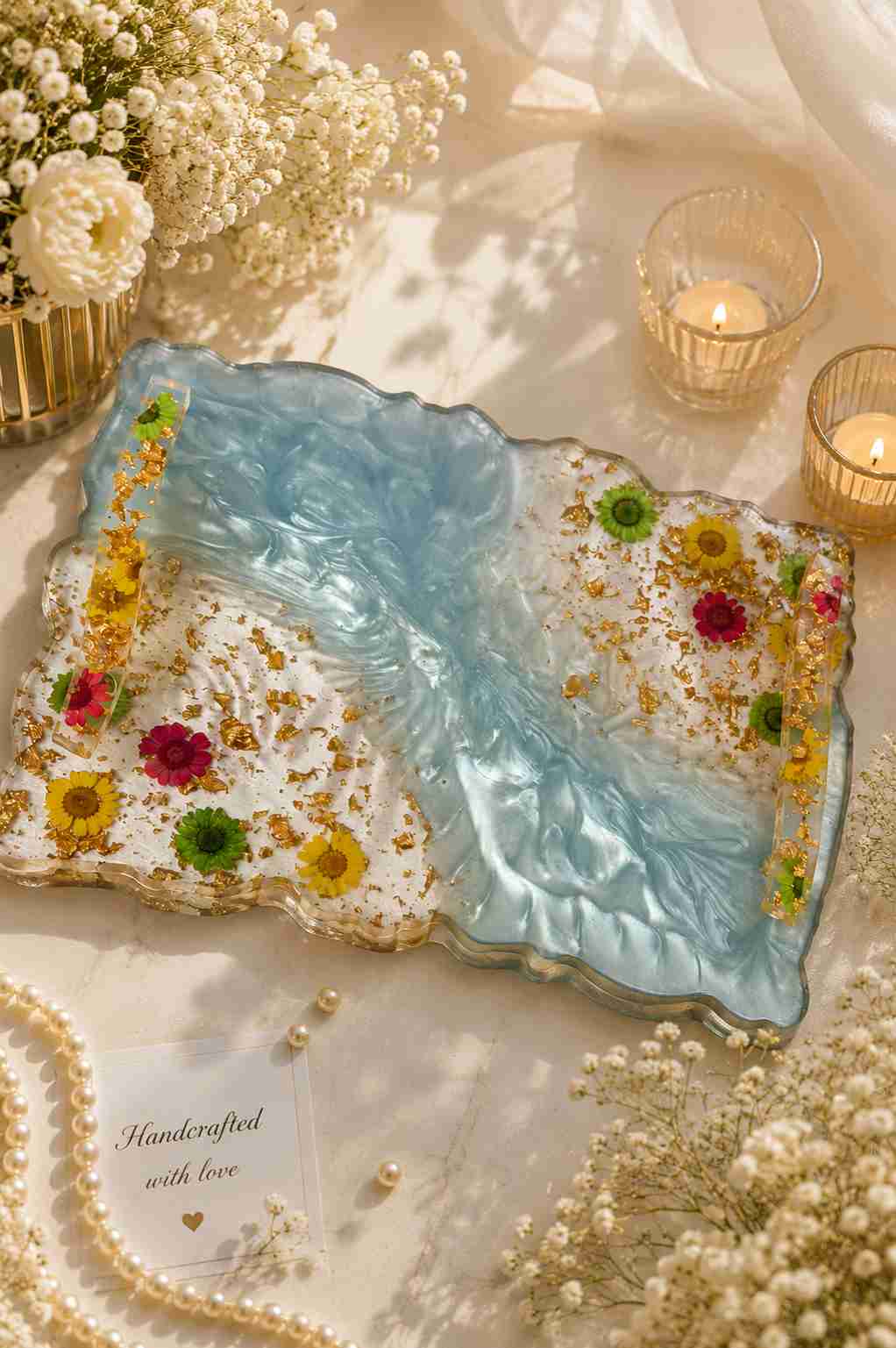 Luxury Handmade Resin Tray