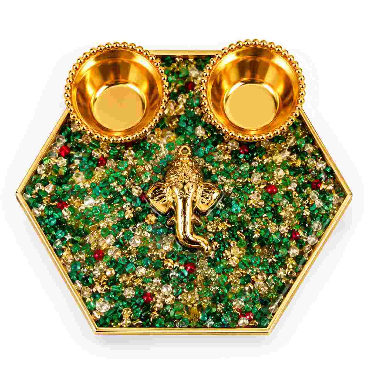 Resin Mini Pooja Thali 