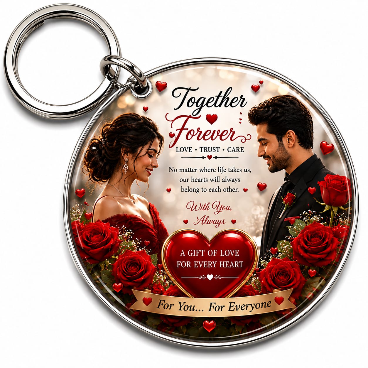 Round Photo Keychain ( ACRYLIC )