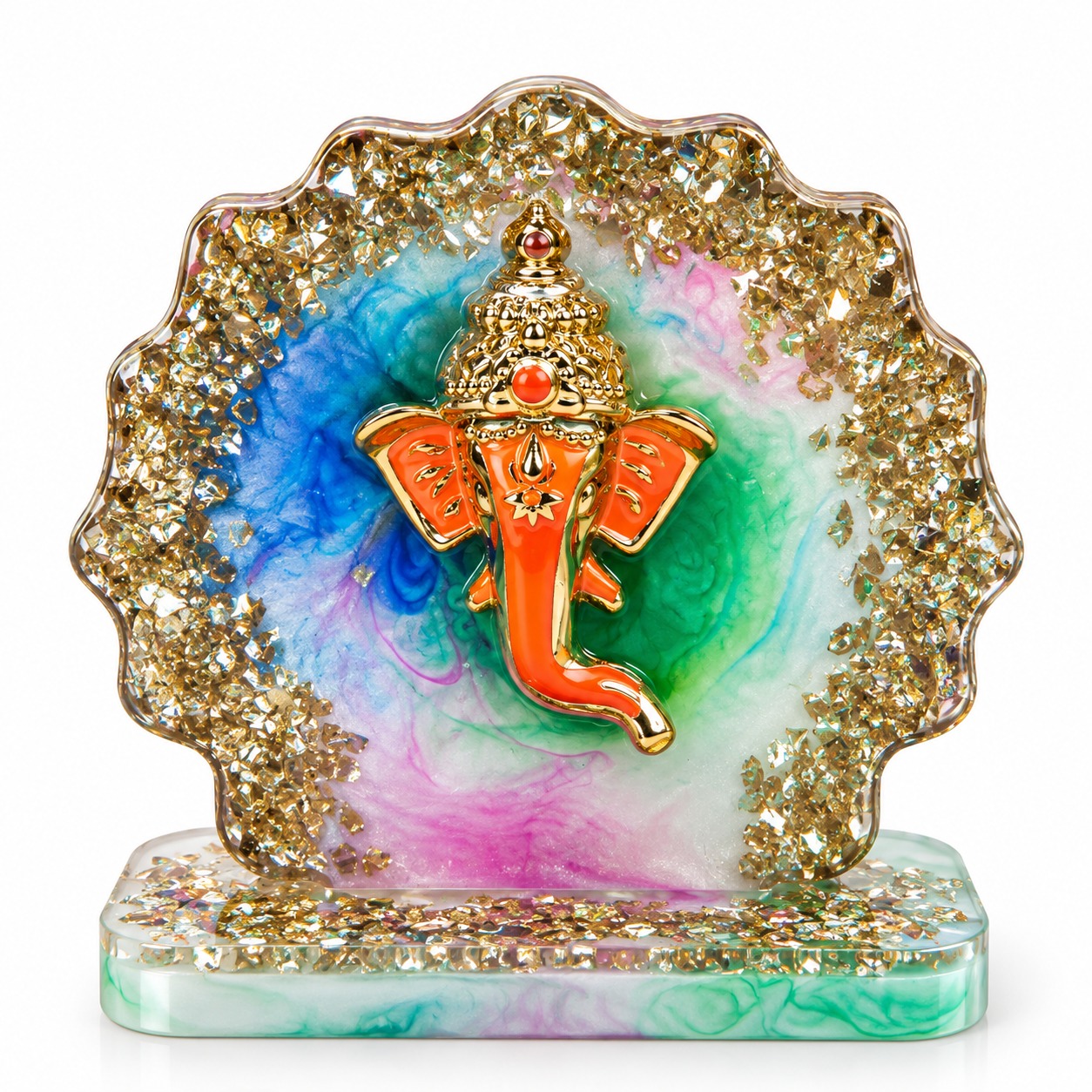 Lord Ganesha Resin Showpiece