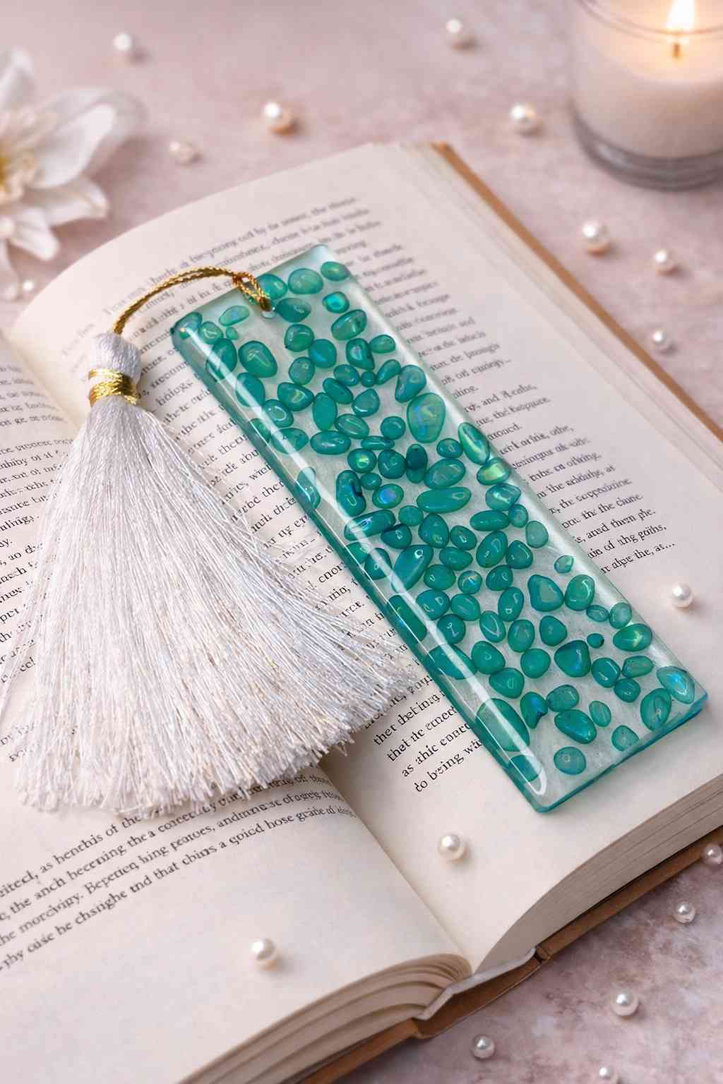 Luxury Handcrafted Resin Bookmark