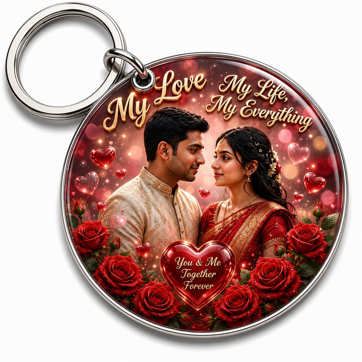 Round Photo Keychain ( ACRYLIC )