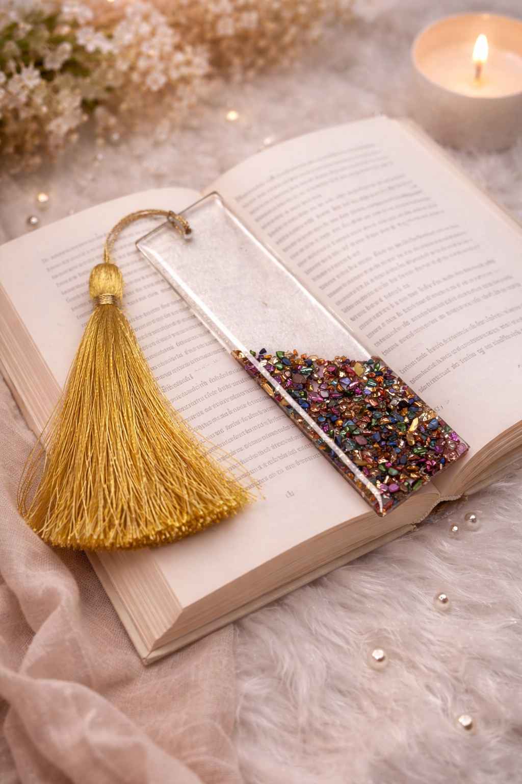 Luxury Handcrafted Resin Bookmark