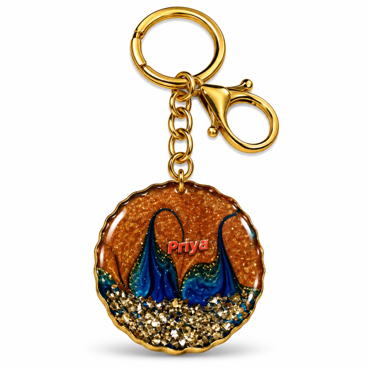 Resin Luxury Keychain