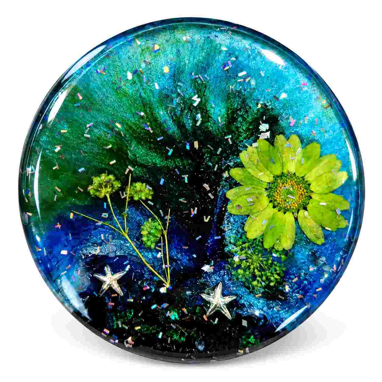 Resin Luxury Tea Coaster (6 Pcs)