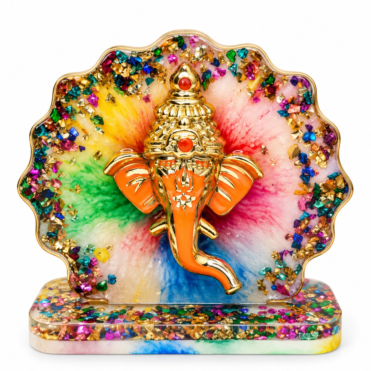 Lord Ganesha Resin Showpiece