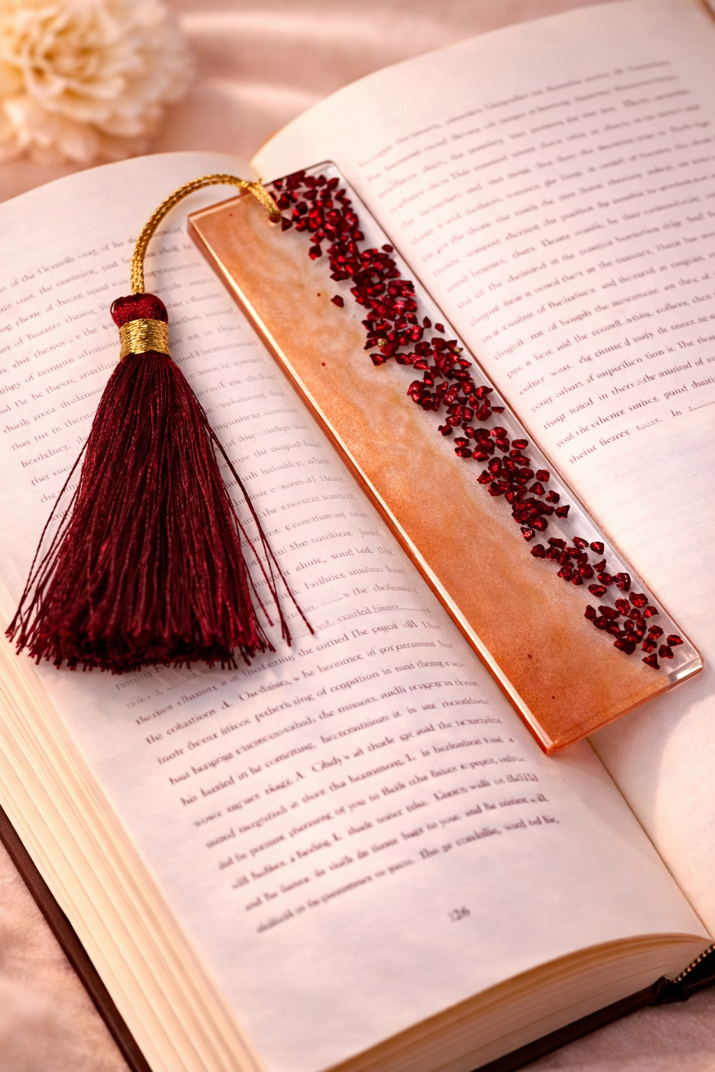 Luxury Handcrafted Resin Bookmark