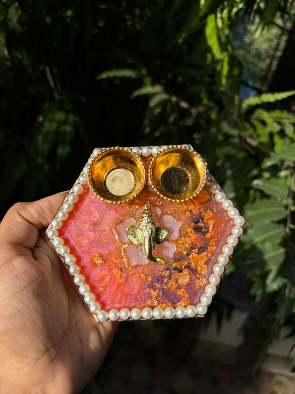 Resin Mini Pooja Thali 