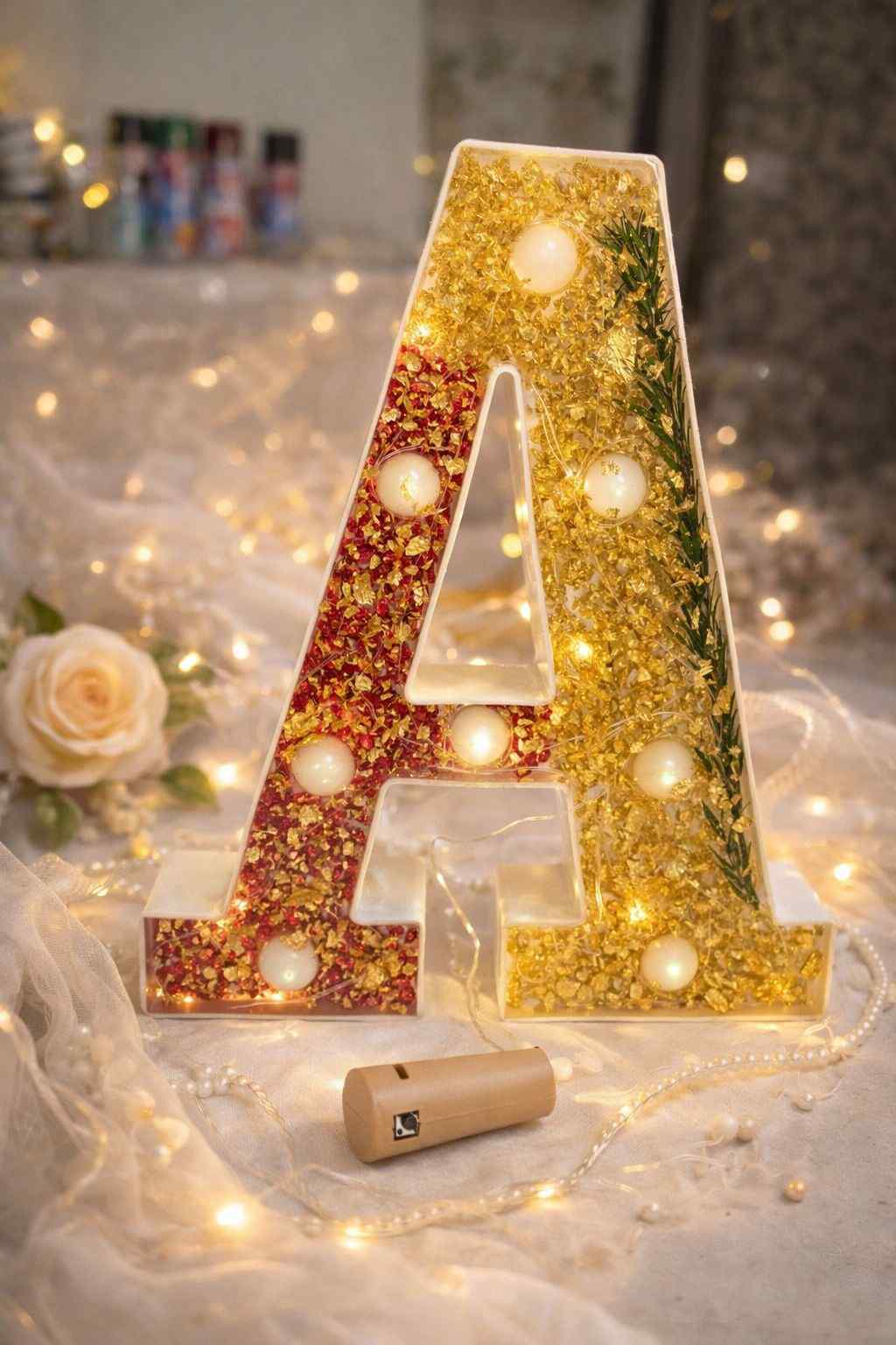 Personalized Resin Alphabet Letter Décor