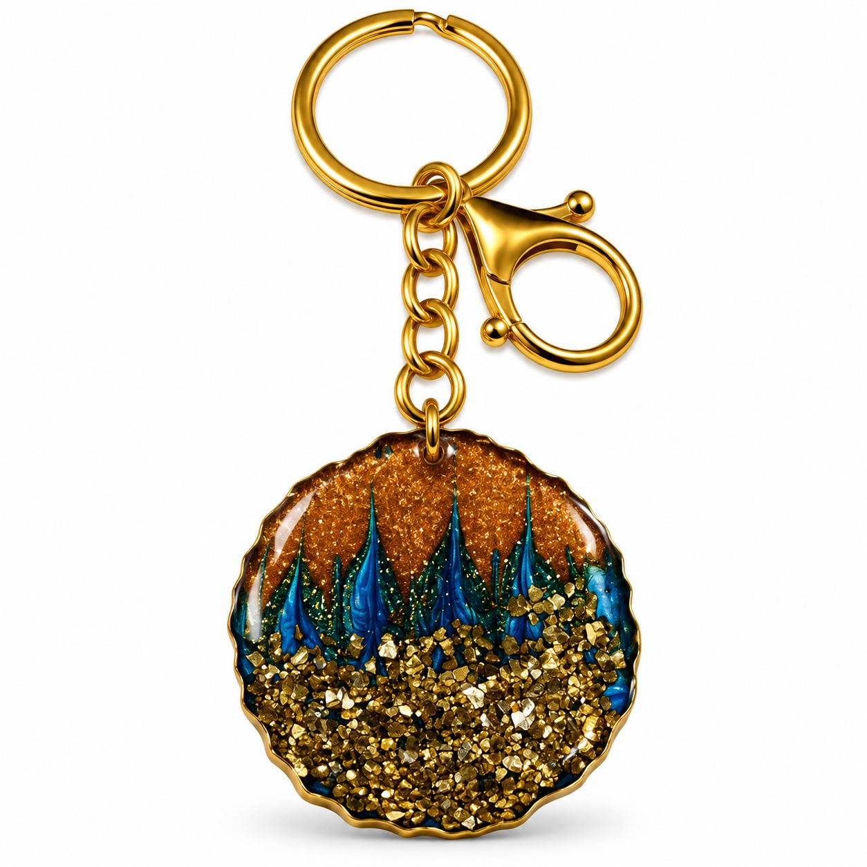 Resin Luxury Keychain