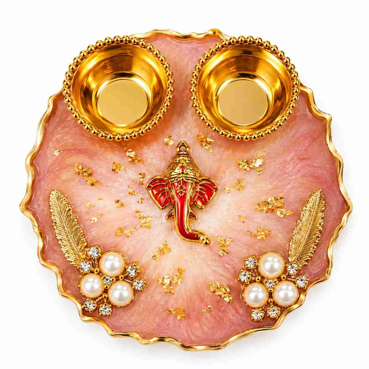 Resin Mini Pooja Thali 