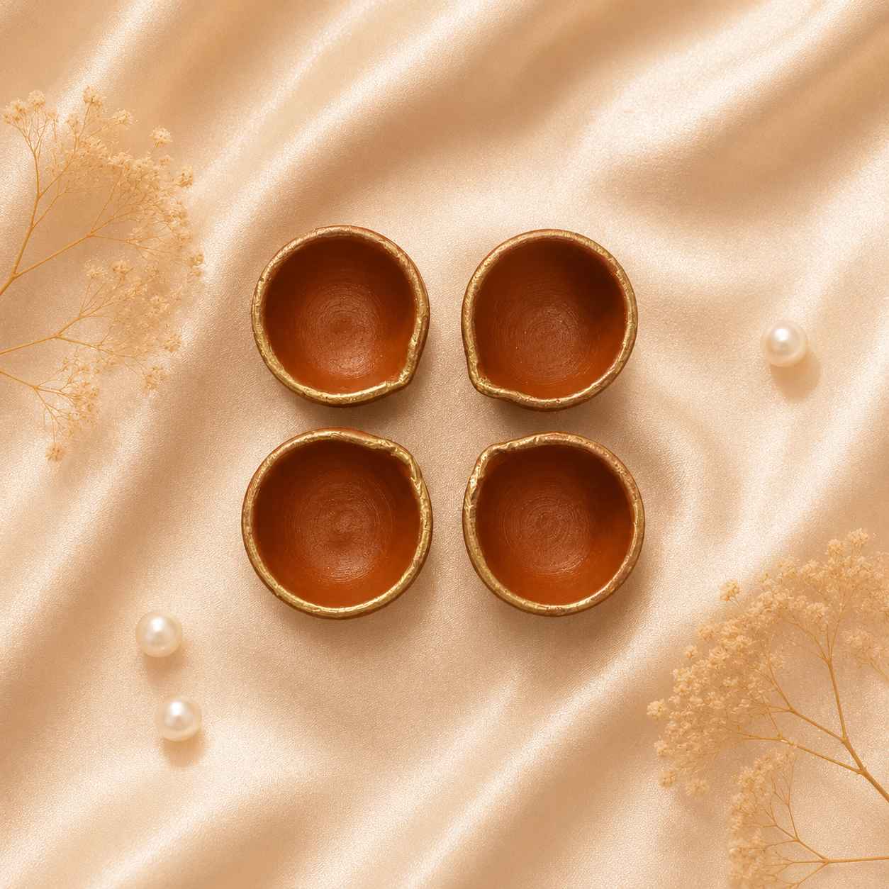 Premium Desi Diya (4Pcs) SET