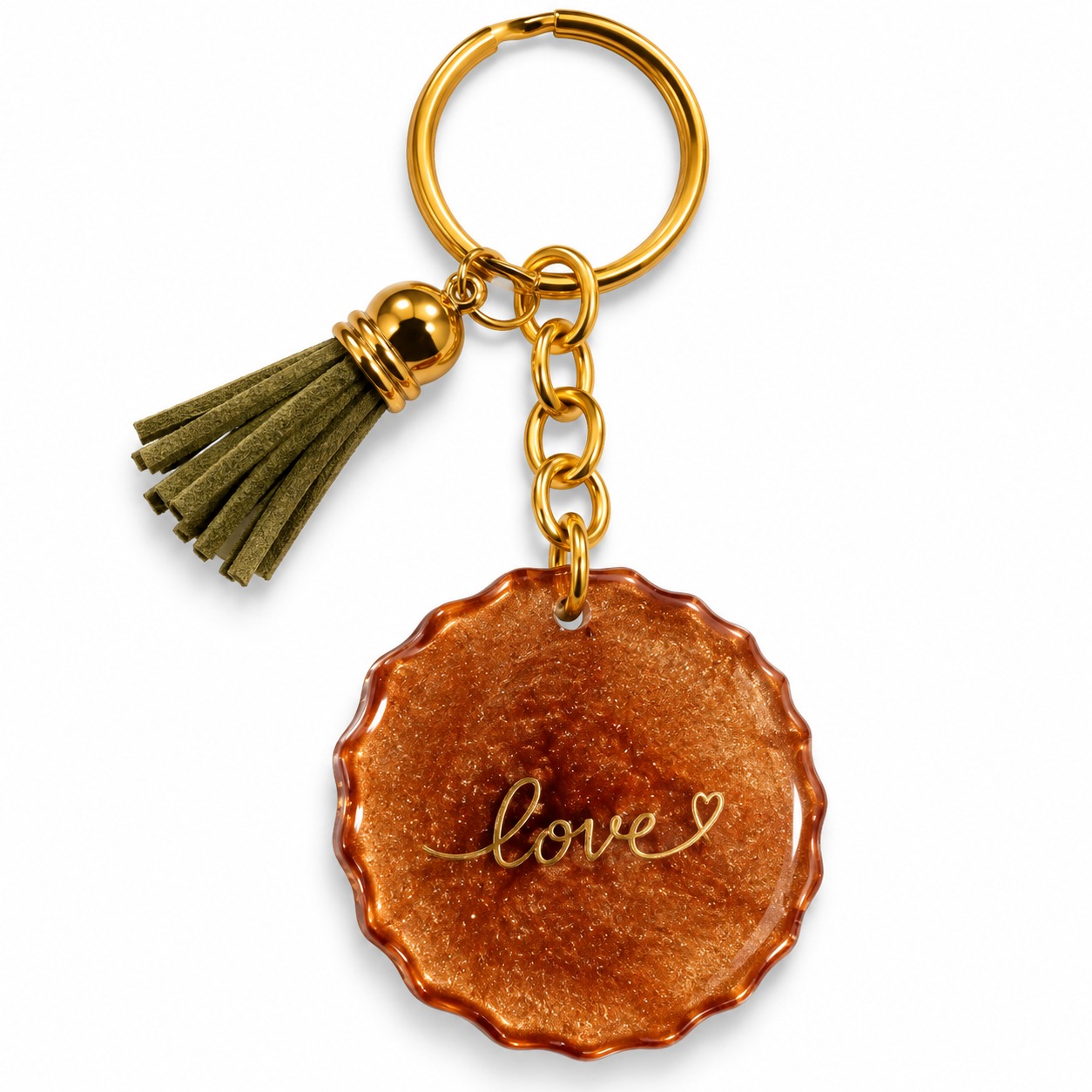 Resin Luxury Keychain