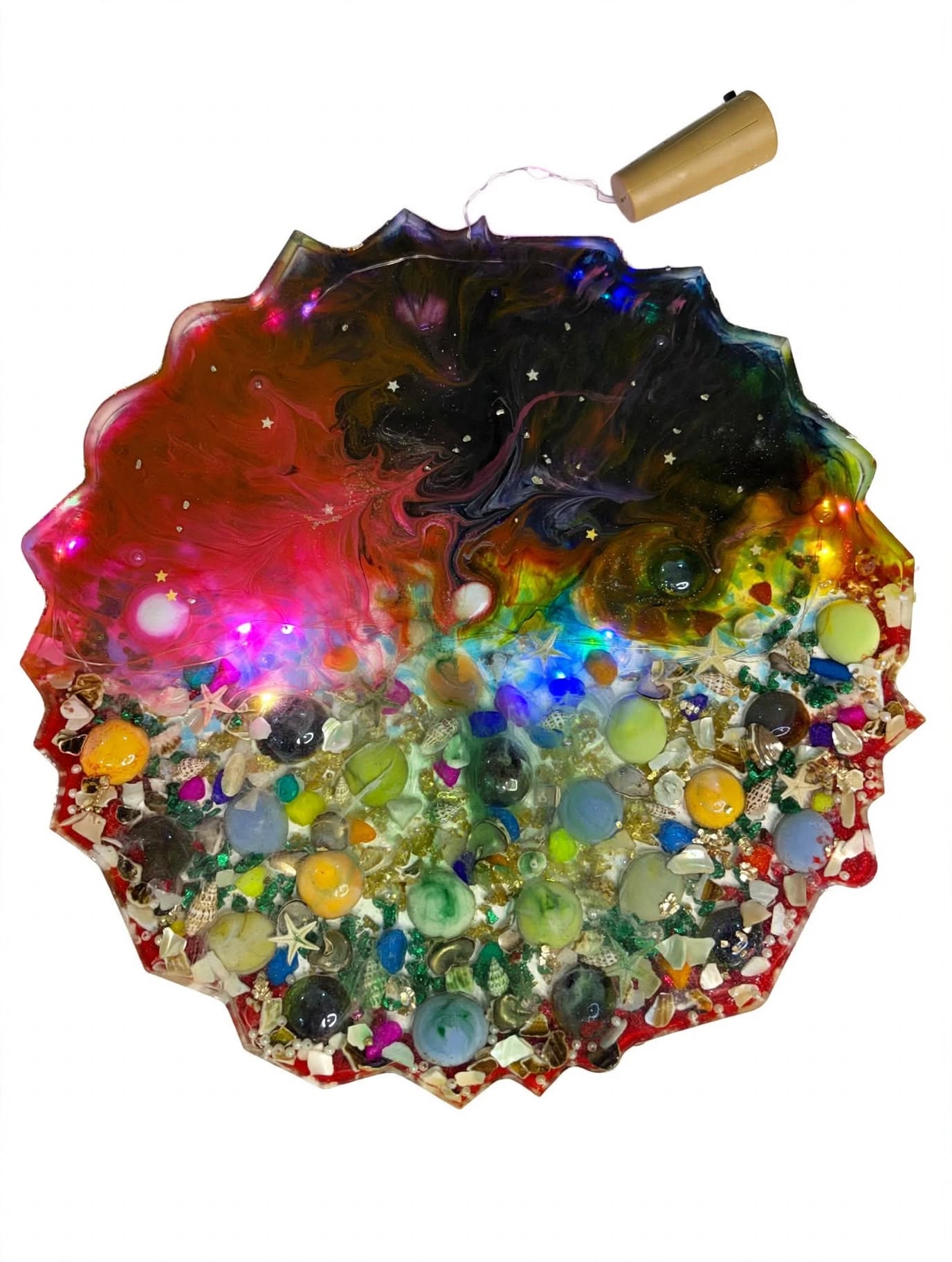 Galaxy Glow Resin Wall Art