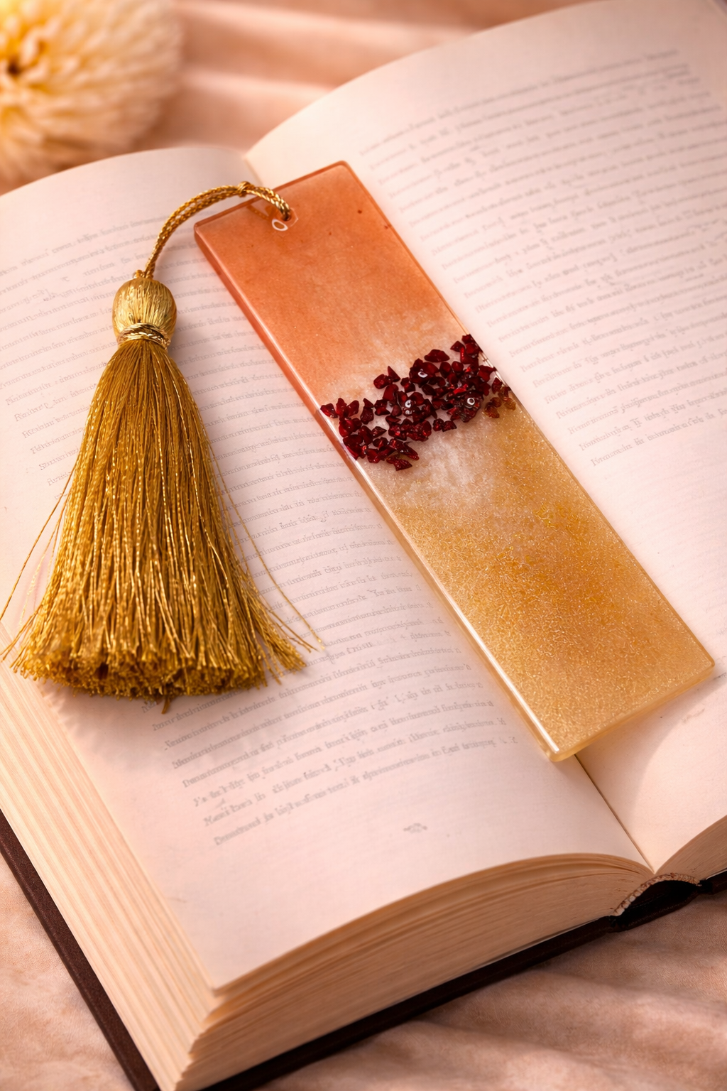 Luxury Handcrafted Resin Bookmark
