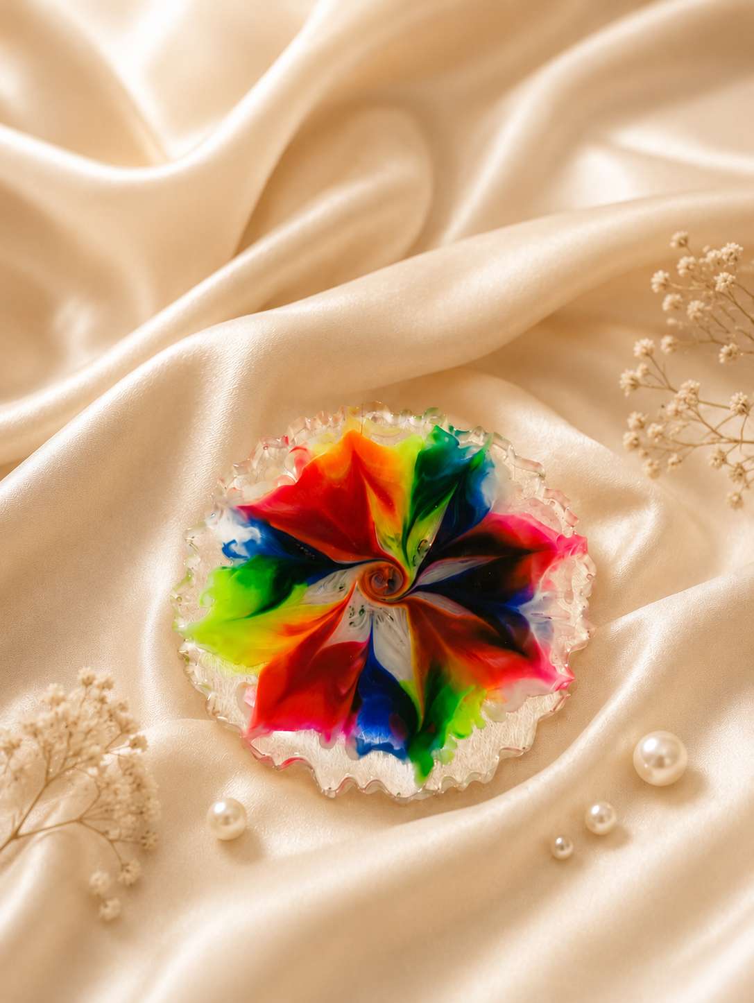 Resin Luxury Tea Coaster (6 Pcs)