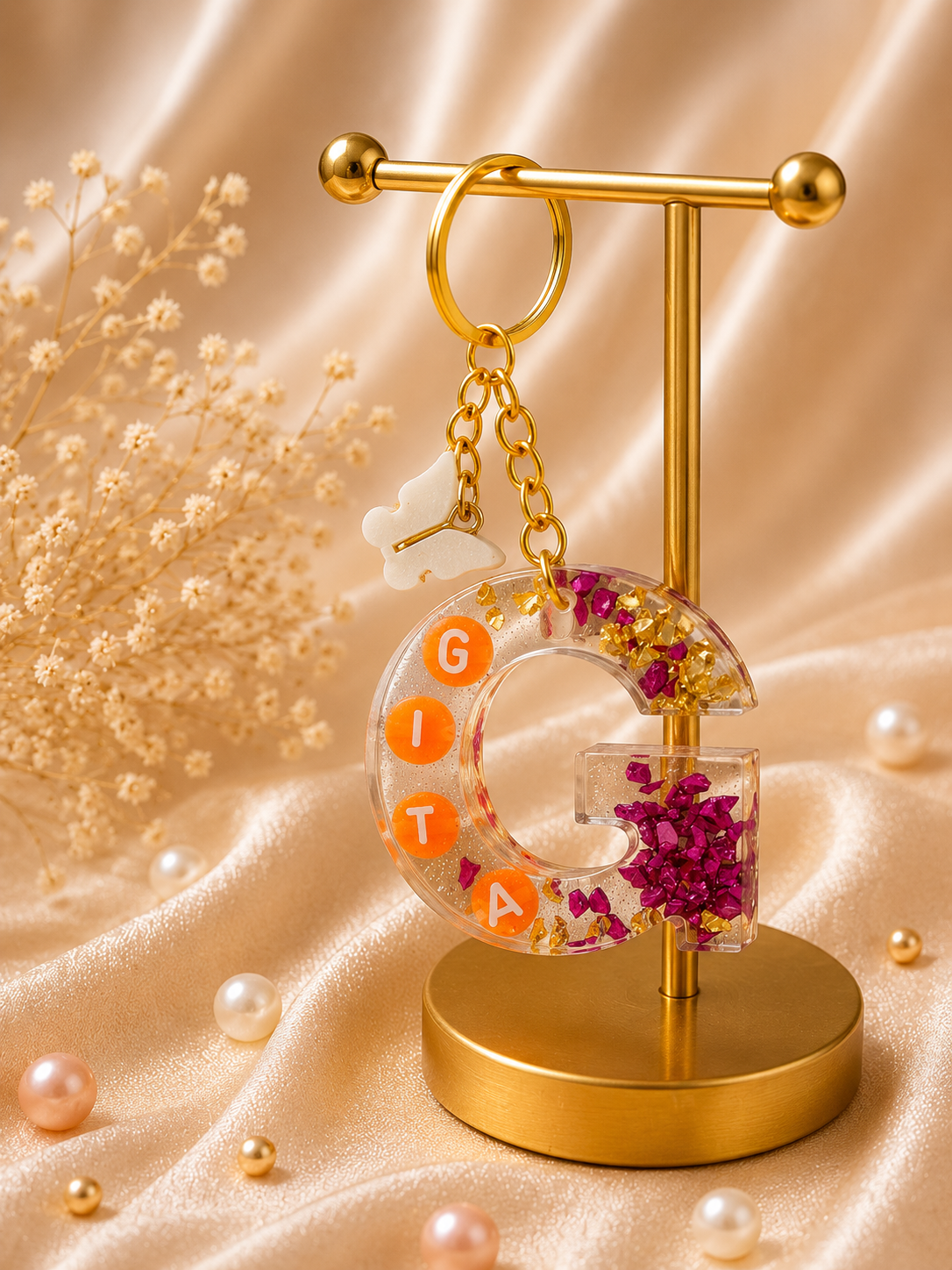 Resin Luxury Keychain