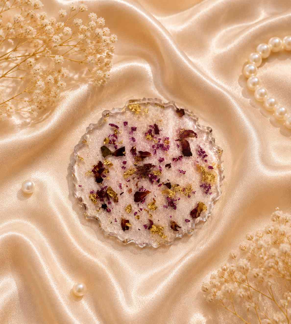 Resin Luxury Tea Coaster (6 Pcs)