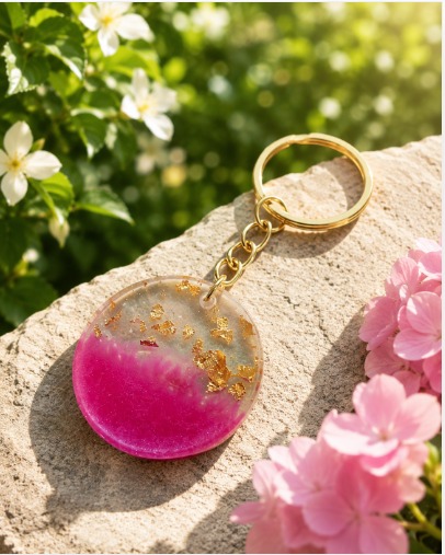 Resin Luxury Keychain