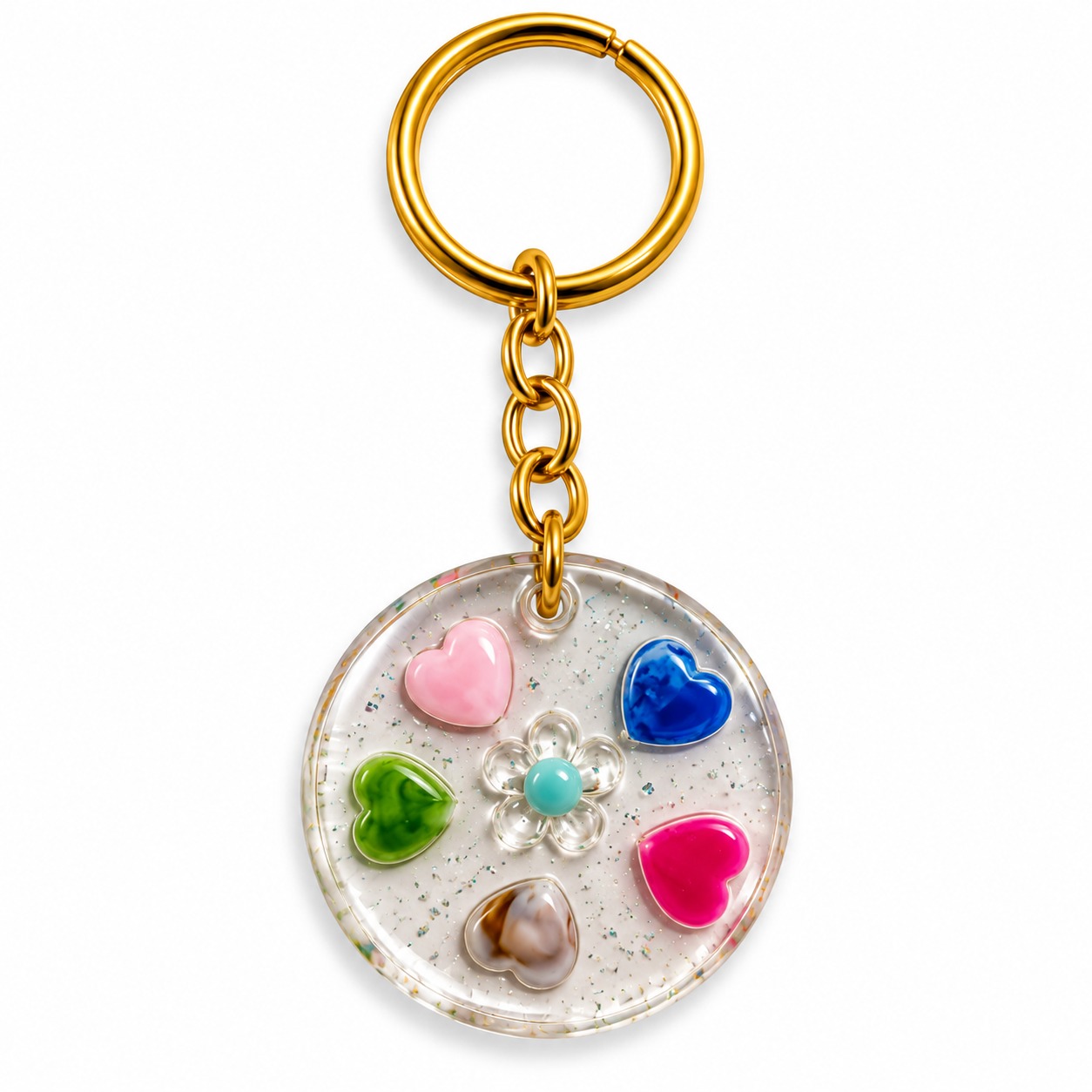 Resin Luxury Keychain
