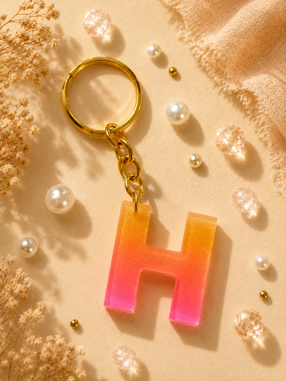Resin Luxury Keychain