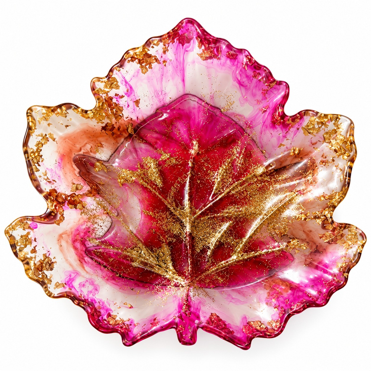 LUXURY RESIN LEAF PLATE