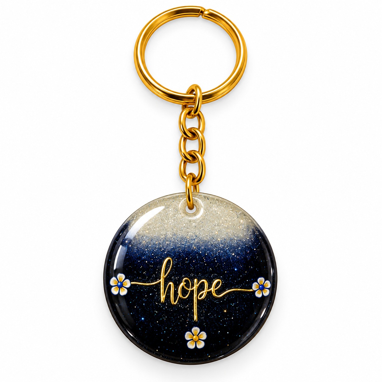 Resin Luxury Keychain