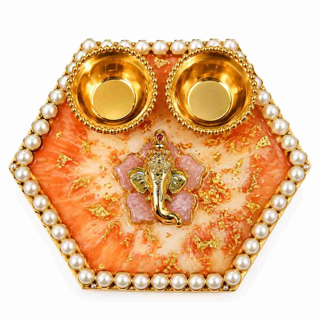Resin Mini Pooja Thali 