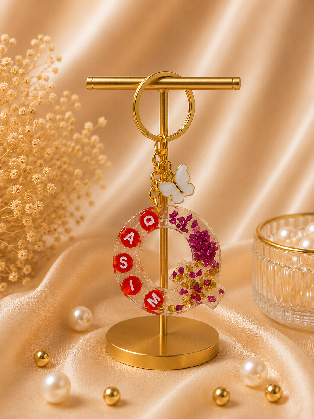 Resin Luxury Keychain