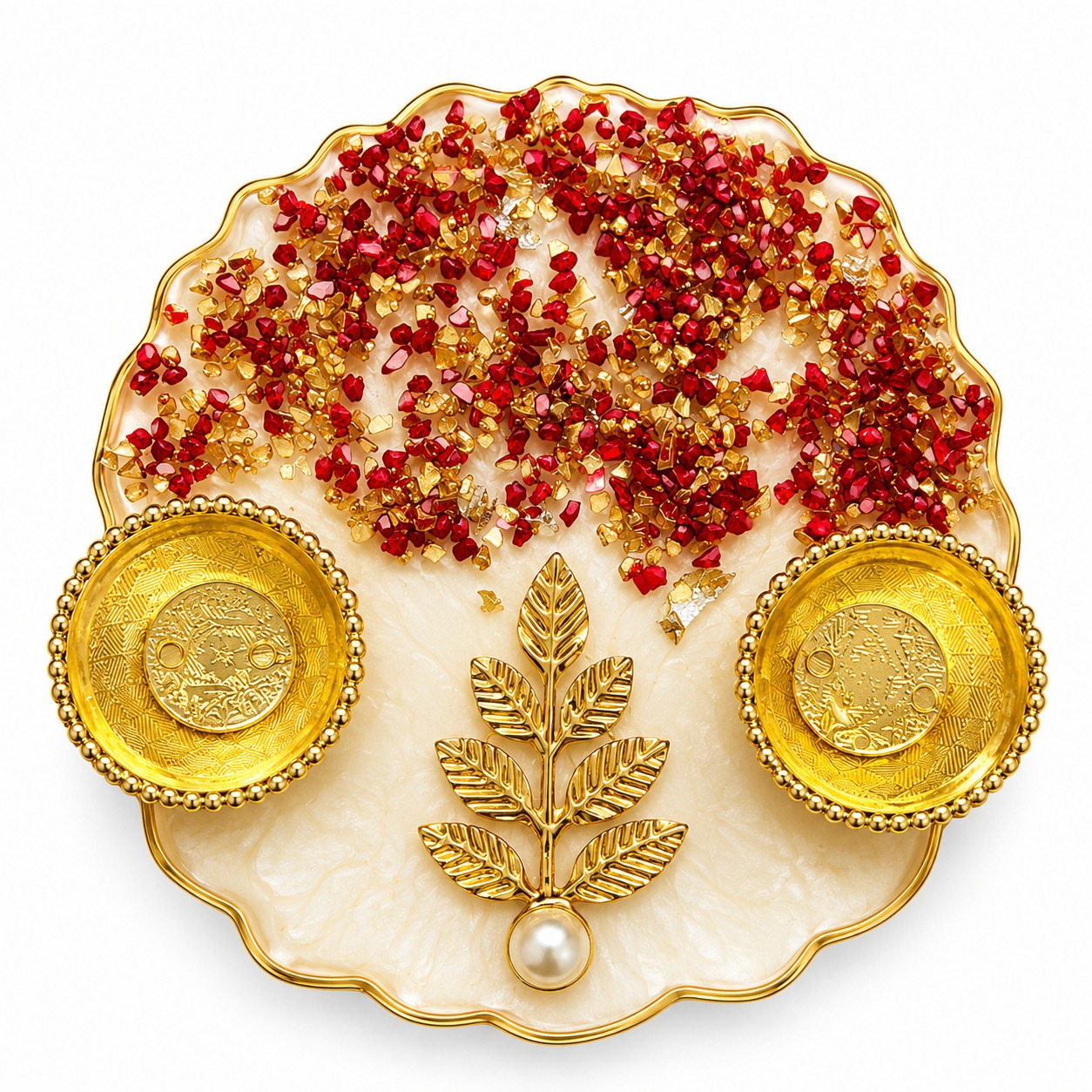 Resin Mini Pooja Thali 