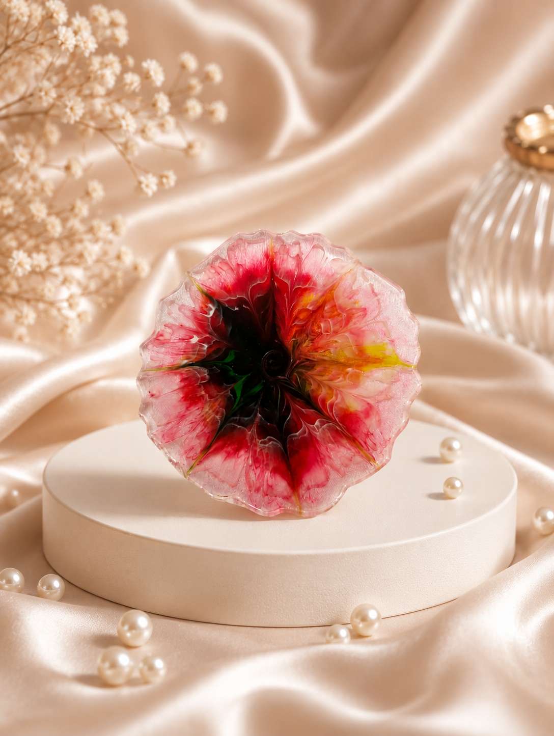 Resin Luxury Tea Coaster (6 Pcs)